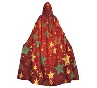 QGGHNISD Christmas2 Halloween Hooded Cloak For Adults, Long Polyester Cape With Big Hood For Cosplay, Party, Costume