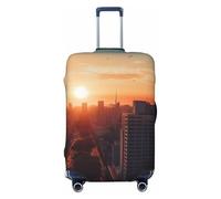 QGGHNISD City in The Sunset Luggage Case Protector - Scratch Resistant Elastic Travel Luggage Cover - Fits 18-32 Inch Suitcases M