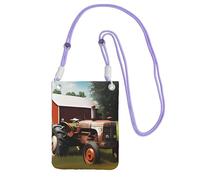 QGGHNISD Company Farm Tractor Crossbody Phone Bag Water-Resistant Large Capacity With Adjustable Strap, Compact Polyester Shoulder Bag