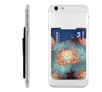 QGGHNISD Crab Cloud Phone Case Card Holder, Adhesive Id Credit Card Holder for The Back of Most Smartphones