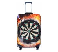 QGGHNISD Dart Board Luggage Case Protector - Scratch Resistant Elastic Travel Luggage Cover - Fits 18-32 Inch Suitcases L