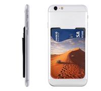 QGGHNISD Desert Phone Case Card Holder, Adhesive Id Credit Card Holder for The Back of Most Smartphones