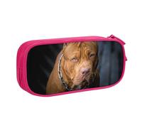 QGGHNISD Dogs Pencil Bag, Large Capacity Double Layer with Divider Stationery Bag,Zipper Cute Printed Cosmetic Bag for School Office Travelling