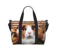 QGGHNISD Guinea Pigs Crossbody Travel Bag - Water-Resistant Carry-On Handbag, Large Capacity Gym Bag
