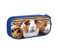 QGGHNISD Guinea Pigs Pencil Bag, Large Capacity Double Layer with Divider Stationery Bag,Zipper Cute Printed Cosmetic Bag for School Office Travelling