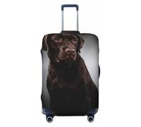 QGGHNISD Labrador Retriever Luggage Case Protector - Scratch Resistant Elastic Travel Luggage Cover - Fits 18-32 Inch Suitcases XL