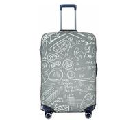 QGGHNISD Math Question Luggage Case Protector - Scratch Resistant Elastic Travel Luggage Cover - Fits 18-32 Inch Suitcases M