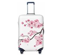 QGGHNISD Tempting Cherry Blossoms Luggage Case Protector - Scratch Resistant Elastic Travel Luggage Cover - Fits 18-32 Inch Suitcases S