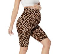 QGGQDD Maternity Biker Shorts Over Belly High Waisted for Pregnancy Yoga Workouts