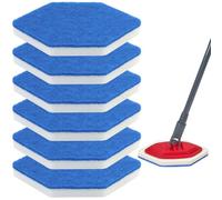 QGGTQG Bathroom Mop Replacement Sponges, Pack of 6, Compatible with Vileda Bath Magic, for Bathtub, Bathroom and Floor Cleaning