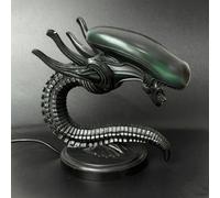 QGHZA 7" Alien Lamp, Handmade Resin Space Monster Night Light with USB Charging, Sci-fi Table Lamp Movie Theme Home Decoration, Gift for Halloween(B)