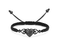 QGJNSGC Double Heart Cremation Bracelet for Ashes for Women Stainless Steel Sunflower Urn Bracelet Memorial Jewelry Loved Ones Human Pet Funeral Keepsake Gift Adjustable Bangle