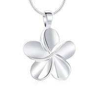 QGJNSGC Flower Cremation Jewelry Urn Necklace for Ashes