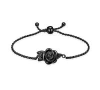 QGJNSGC Rose Flower Urn Bracelet for Ashes for Women Cremation Bracelet Adjustable Memorial Keepsake Jewellry Rose Bracelet Urn Bangle Ashes Holder Keepsake Pendant Locket Bracelet