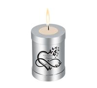 QGJNSGC Small Urn for Human Ashes Cremation Ashes Storage Keepsake Candle Holder Funeral Memorial Ash Holder for Adult Male Dog Urn Cat Urn