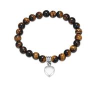 QGJNSGC Urn Bracelet for Ashes Bead Handmade Braided Rope Stainless Steel Heart Memorial Cremation Jewelry for Ashes Belief hope Urn Ash Keepsake Bracelet Gifts, L, Stainless Steel, no gemstone