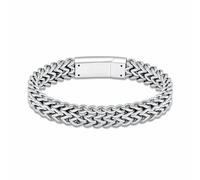 QGJNSGC Urn Bracelet for Human Ashes Cremation Bracelet Ashes Bracelet Cremation Jewelry Urn Keepsake Memorial Ash Holder for Men Women (Silver-24cm)