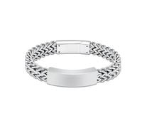 QGJNSGC Urn Bracelet for Human Ashes Cremation Bracelet Ashes Bracelet Cremation Jewelry Urn Keepsake Memorial Ash Holder for Men Women (Silver B-22CM)