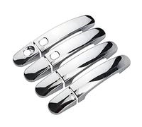 QGMKMVZZBK Car Outer Door Handle Covers Trim for Kuga Escape 2013-2016 Carmilla Car Styling Chrome Door Handle Protective Cover(1)