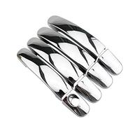 QGMKMVZZBK Car Outer Door Handle Covers Trim for Kuga Escape 2013-2016 Carmilla Car Styling Chrome Door Handle Protective Cover(2)