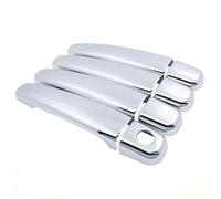 QGMKMVZZBK Car Outer Door Handle Covers Trim for Peugeot 307 2002-2008 Car Accessorise Sticker Luxury Chrome Door Handle Cover Protection Cover