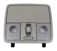 QGMKMVZZBK Car Roof Reading Lights Assy For KIA For FORTE For CERATO For KOUP 2008-2010 928001M0008O 92800-1M0008O Car Front Over Head Roof Lamp Sunroof Reading Light Interior Dome(Grey)