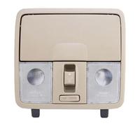 QGMKMVZZBK Car Roof Reading Lights Assy For KIA For FORTE For CERATO For KOUP 2008-2010 928001M0008O 92800-1M0008O Car Front Over Head Roof Lamp Sunroof Reading Light Interior Dome(Beige)