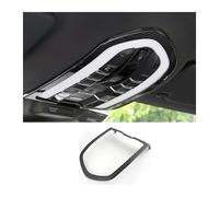 QGMKMVZZBK Car Roof Reading Lights Assy For Macan For Panamera For Cayenne 2011-2019 LHD RHD ABS Car Front Reading Light Frame Cover Interior Trim Stickers Dome(Carbon Look)