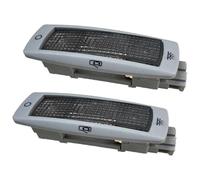 QGMKMVZZBK Car Roof Reading Lights Assy For Skoda For Fabia For Superb 3B0947291 Rear Reading Map Dome Light Ceiling Lamp Interior(Grey 2pcs)