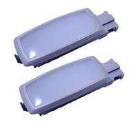 QGMKMVZZBK Car Roof Reading Lights Assy For VW For Golf 2006-2017 For Jetta 2005-2013 For Passat 2006-2015 Car Interior Lamp Reading Light Mirror Lights Roof(2 Pcs Grey)