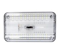 QGMKMVZZBK Car Roof Reading Lights Assy Interior Dome Light Car Ceiling Rectangular White Lamp For 12V Cars