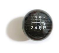QGMKMVZZBK Car Shift Knobs 6 Speed Racing Carbon Fiber Gear Shift Knob for Focus ST RS for Fiesta ST(St Logo Rr No Logo Rl No Logo Rr)