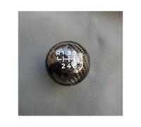 QGMKMVZZBK Car Shift Knobs 6 Speed Racing Carbon Fiber Gear Shift Knob for Focus ST RS for Fiesta ST(Rs Logo Rl)