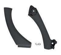 QGMKMVZZBK for BMW 3 Series E90 E91 316 318 320 325 Car Inner Handle Door Panel Pull Trim Cover Black Left Right 2PCS Interior Door Handle(Black Right Set)