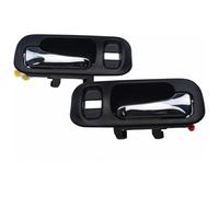 QGMKMVZZBK for CRV 1997-2001 for Odyssey 1995-1998 Chrome Grey Black Inside Door Handle Interior Front Left Right 72124S10A11ZA Interior Door Handle(Front PairBlack)