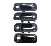 QGMKMVZZBK for CRV 1997-2001 for Odyssey 1995-1998 Chrome Grey Black Inside Door Handle Interior Front Left Right 72124S10A11ZA Interior Door Handle(4PCS LH RHBlack)