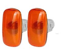 QGMKMVZZBK For Holden For Rodeo RA 2006 2007 2008 Car Turn Signal Light 3W Side Mirror Indicator Light(2pcs Yellow Shell)