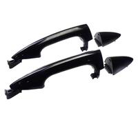 QGMKMVZZBK for Hyundai for Accent 2012-2017 Black Car Auto Outside Exterior Front Rear Left Right Door Handle 826611R050 826621R060 Interior Door Handle(Rear Pair)