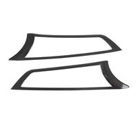 QGMKMVZZBK for Jaguar for F-Type 2013-2024 ABS Matte Black Car Inner Door Handle Frame Cover Trim Interior Protect Molding Line Interior Door Handle(Black-red)