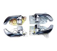 QGMKMVZZBK for KIA for Sorento 2003-2009 Chrome Interior Door Handles Front Rear Right Left 826103E011 826203E011 836103E011 836203E011 Interior Door Handle(A Set 4 Sides)