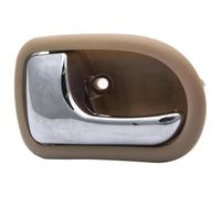 QGMKMVZZBK for Mazda 323 1998 1999 2000 2001 2002 2003 Black Beige Car Inner Handle Front Rear Left/Right Interior Door Interior Door Handle(Beige Left)