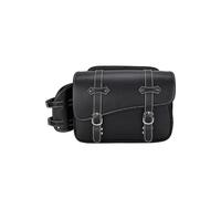 QGMKMVZZBK for Yamaha SR400 MT-07 Motorcycle Side Saddle Bag PU Waterproof Saddlebags Saddlebag Motorcycle Tail Bag(Bag(Right or Left))