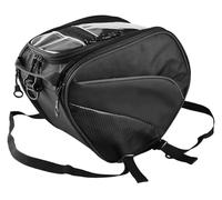 QGMKMVZZBK Motor Pannier Bag for ADV150 for XADV750 Moto Scooter Seat Waterproof Saddlebag Reflective Mobile Phone Navigation Motorbike Tool Bag(Black)