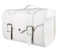 QGMKMVZZBK Motor Pannier Bag for Rebel for Cruiser for Scooter for Travel for Sissy Bar Motorcycle Tail Side Saddlebag Waterproof Luggage Motor Pannier Bag Motorbike Saddle Bags(White)