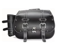 QGMKMVZZBK Motor Pannier Bag Motorcycle Saddle Bag Universal SaddleBag Large Capacity Motorbike Side Bags Storage Tool Waterproof Placement Panniers Luggage Rack(Black)