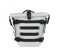 QGMKMVZZBK Universal Motorbike Riding Tools Storage Bag White Motorcycle Bumpers 6L Waterproof Side Frame Pack Crash Bar Package Motorcycle Tail Bag(White)