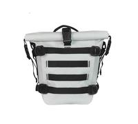 QGMKMVZZBK Universal Motorbike Riding Tools Storage Bag White Motorcycle Bumpers 6L Waterproof Side Frame Pack Crash Bar Package Motorcycle Tail Bag(White)