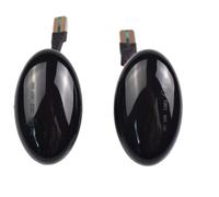 QGMKMVZZBK Wing Mirror Indicator For Benz For Smart W450 W452 A-Class W168 For Vito W639 W447 Car Dynamic Turn Signal Lights Side Marker(Smoked Type)