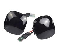 QGMKMVZZBK Wing Mirror Indicator For Skoda For Fabia 6Y 5J MK2 For Octavia 1U A4 MK1 For Rapid NH3 For Roomster 5J For Superb 3U 2X Amber Side Marker Turn Signal Lamp Light(Fullstar Black)