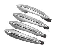 QGOWEUVD Outer Door Handle 4 Piece Comfort Access Exterior Door Handle Keyless Entry LHD for BMW 520i 528i 530i 535i for M5 F07 F10 F11 F06 F01 F02 F03 F04(4 Piece Silver A83 LHD)